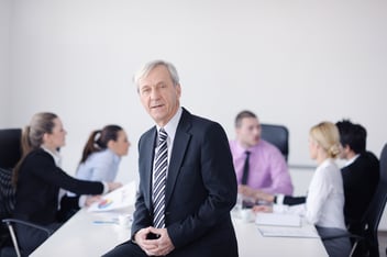 business people  team  at a meeting in a light and modern office environment.